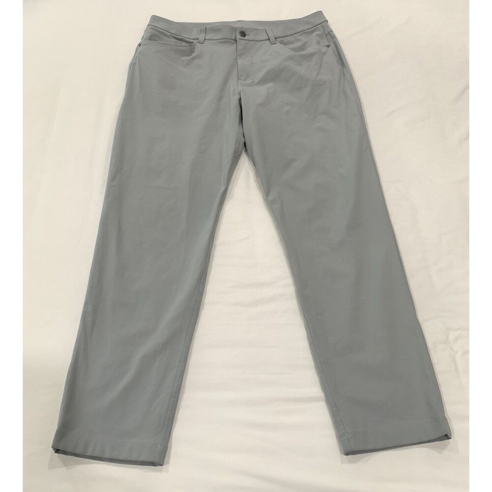 Lululemon ABC Classic Fit 5 Pocket Pants 34x29 Stretch Performance Gray